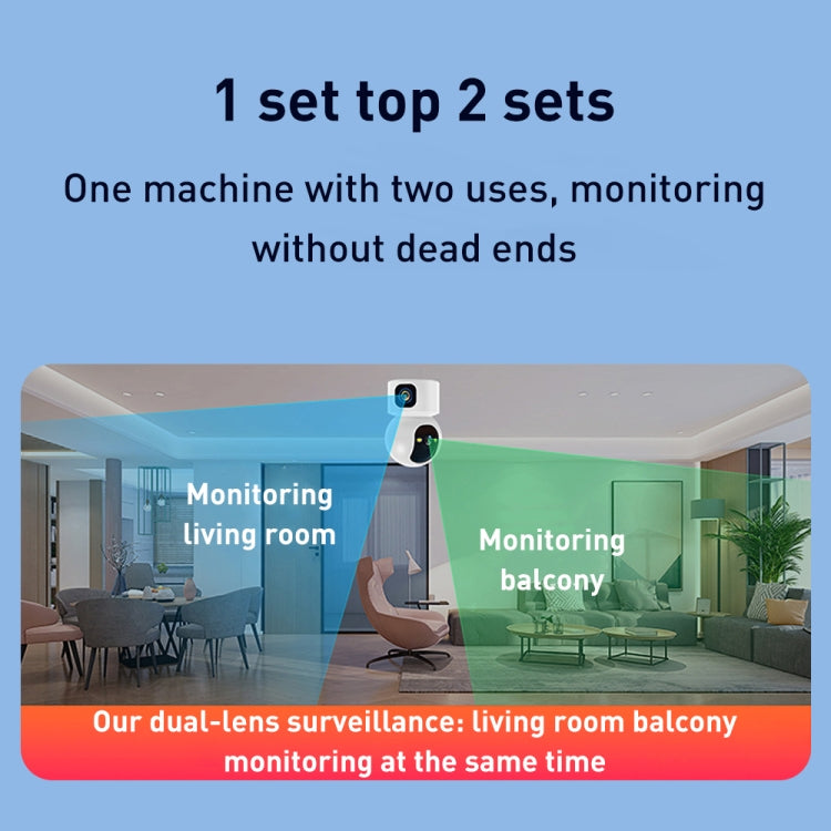 YT66 Dual 2MP Wireless Smart PTZ Camera YT66 Dual 2MP Wireless Smart PTZ Camera